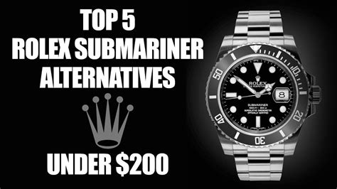 best rolex submariner alternatives under 200|rolex submariner knockoff.